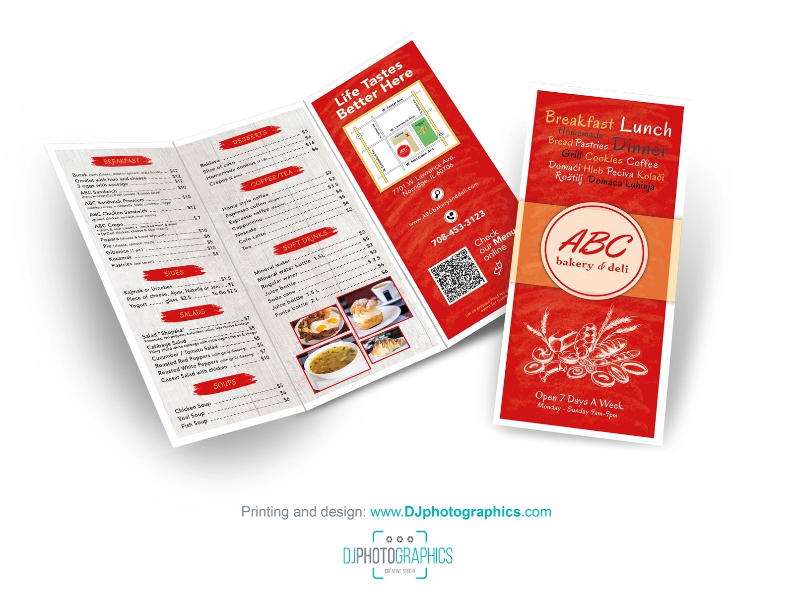 ABC - New brochure with a full menu price list!!! Check our menu online ...