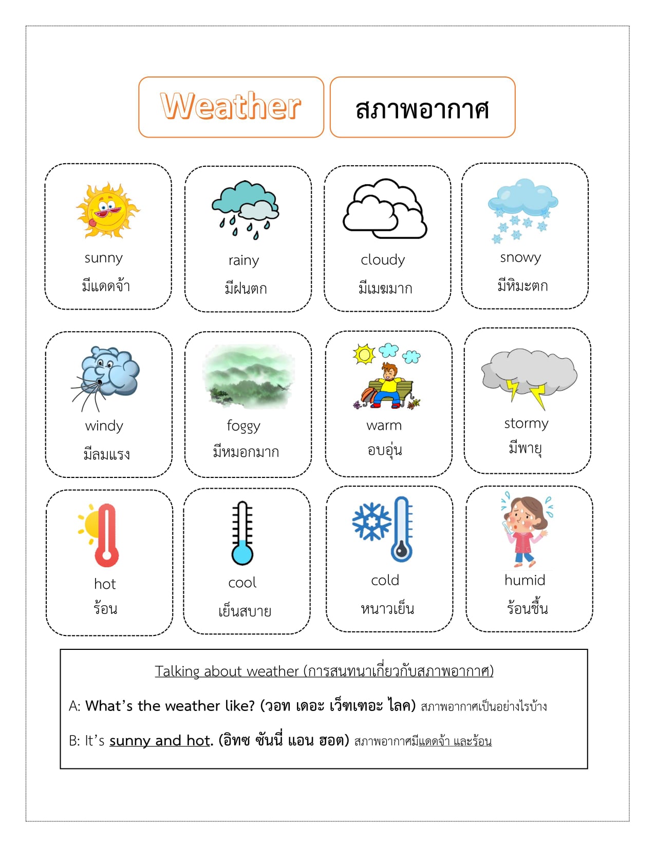 English Worksheet by Kru.Aor
