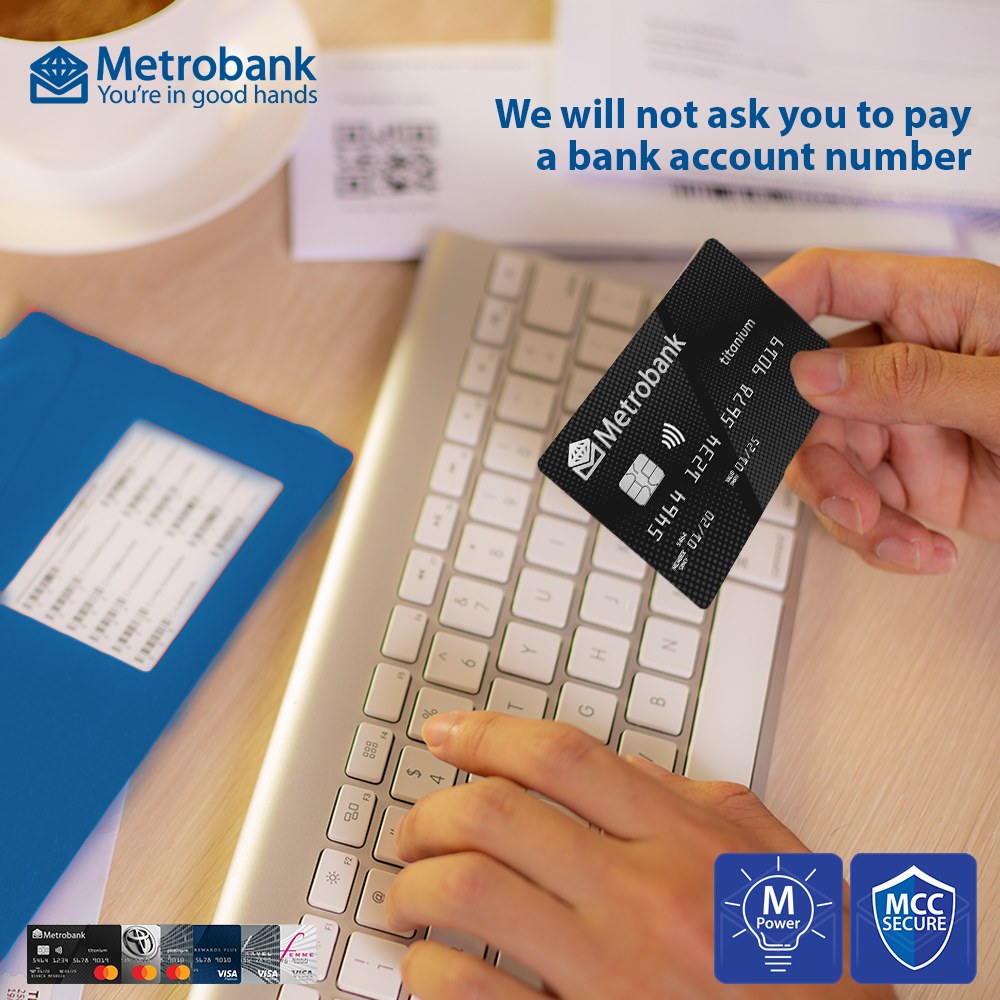 Metrobank - M POWER TIP: MAKE YOUR CREDIT CARDS SECURE! Be careful when ...