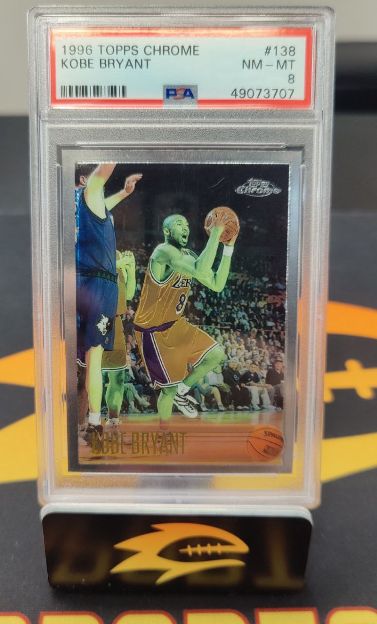 Rare 2008-09 Topps Chrome Gold Refractor Kobe and LeBron card