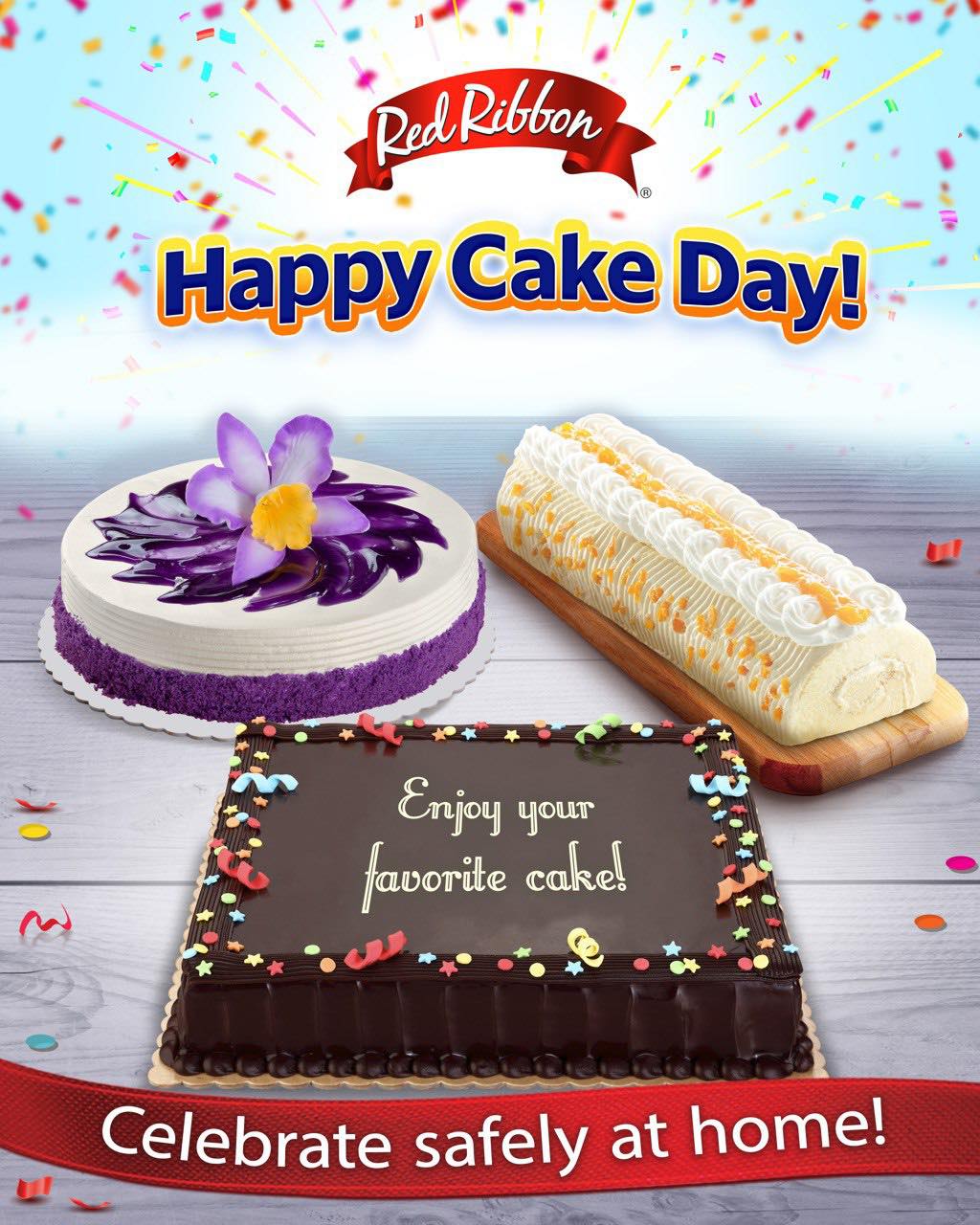 Red Ribbon Bakeshop - It's the day for all you cake lovers! Make the ...
