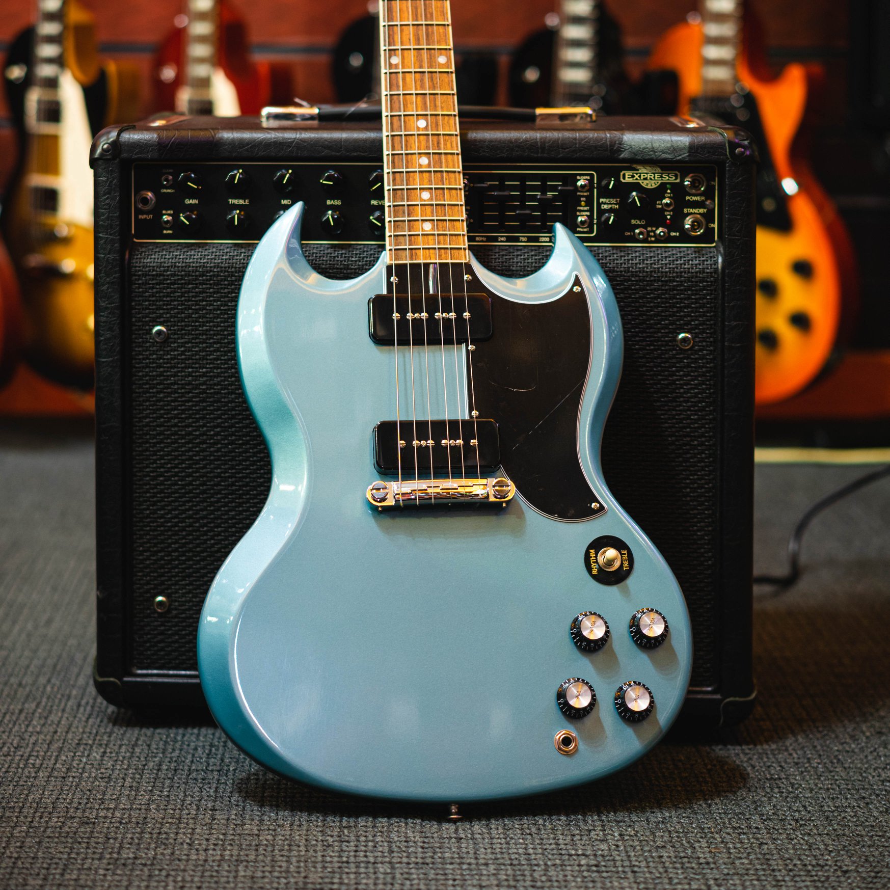 Get all the crank possible with this beautiful Gibson SG Special