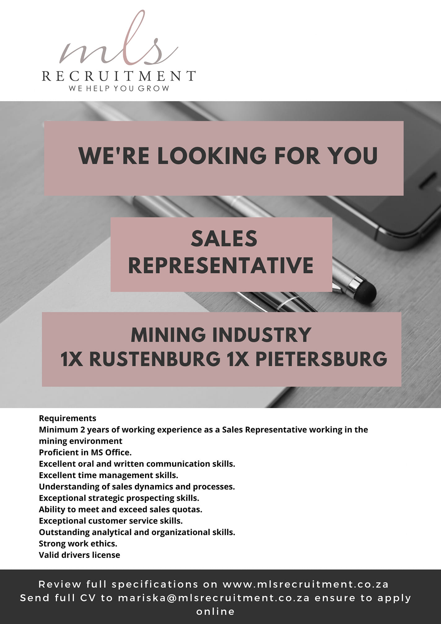 MLS Recruitment - #MLSvacancyalert #recruiting #recruitment #hiring # ...