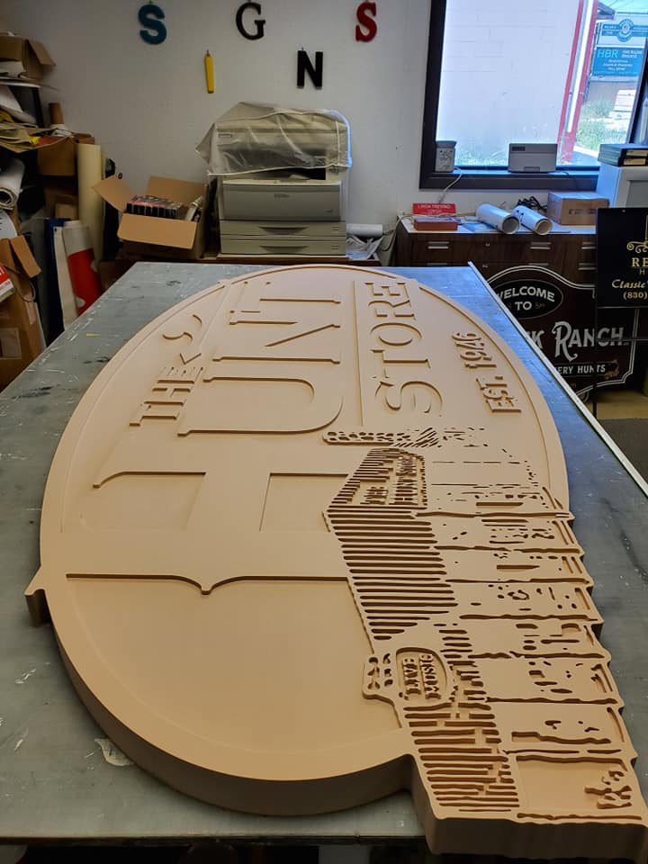 Guadalupe Signs - The Hunt Store's new 3D high density...