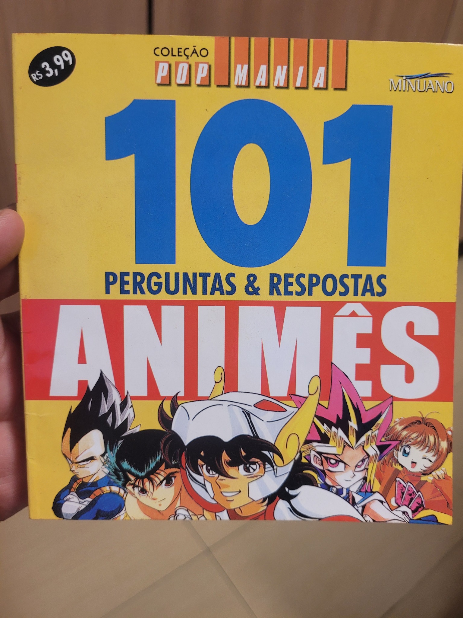 Coleção Pop mania. 101 perguntas e respostas. Animes. Edição