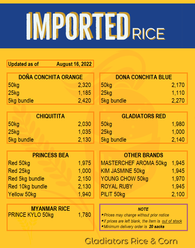 Gladiators Rice and Corn | Lapu-Lapu City