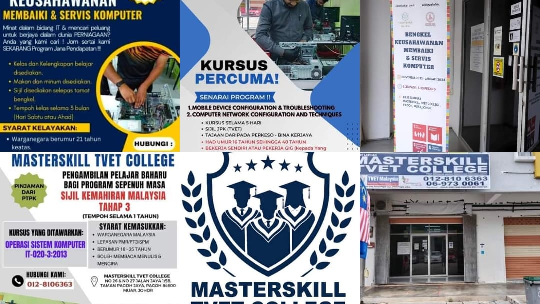 Masterskill TVET College | Pagoh