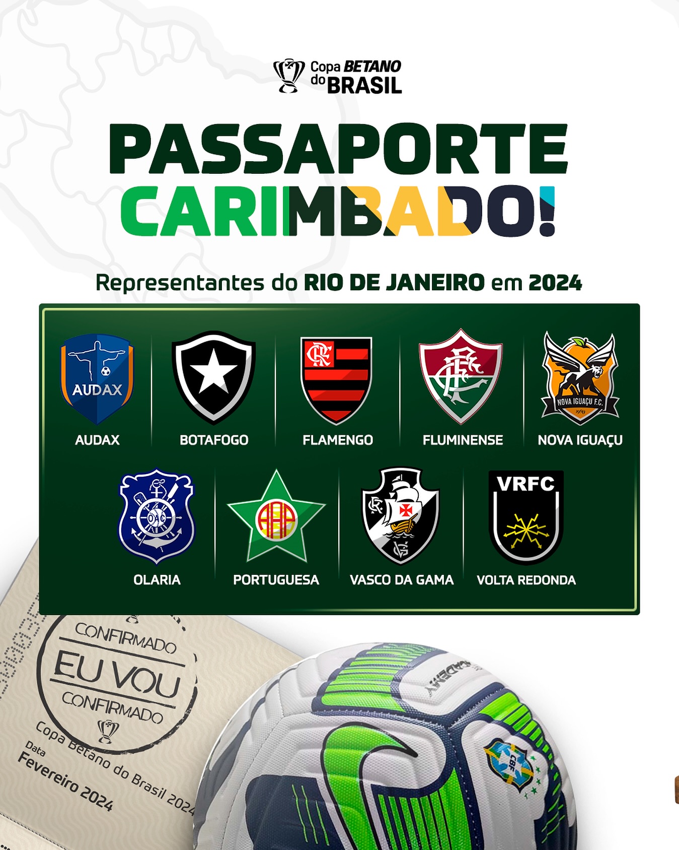 Copa do Brasil - JÁ É! Esses são os times do Rio que vão brotar na ...