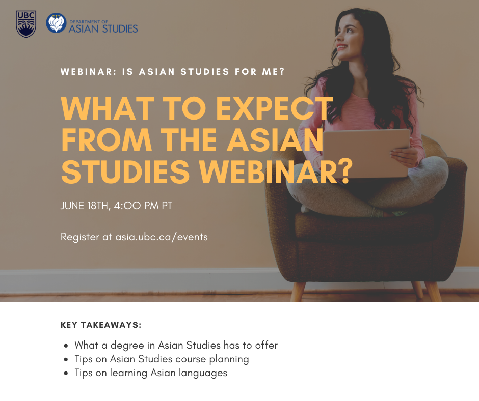 What a talented line-up! We've put... - UBC Asian Studies