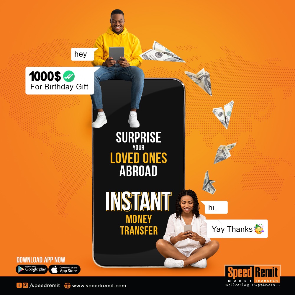Speed Remit - Surprise your loved ones abroad with...