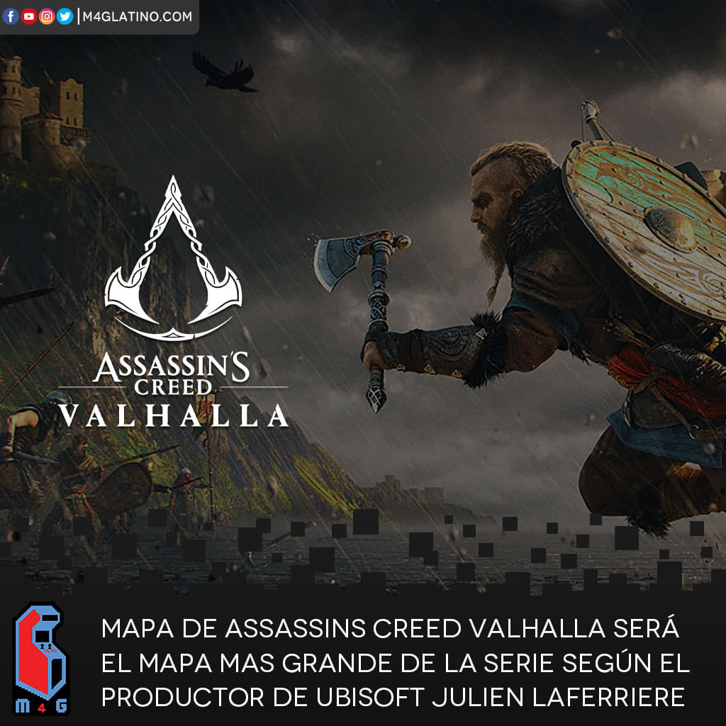 M4G - El mapa de Assassin's Creed Valhalla será el más...