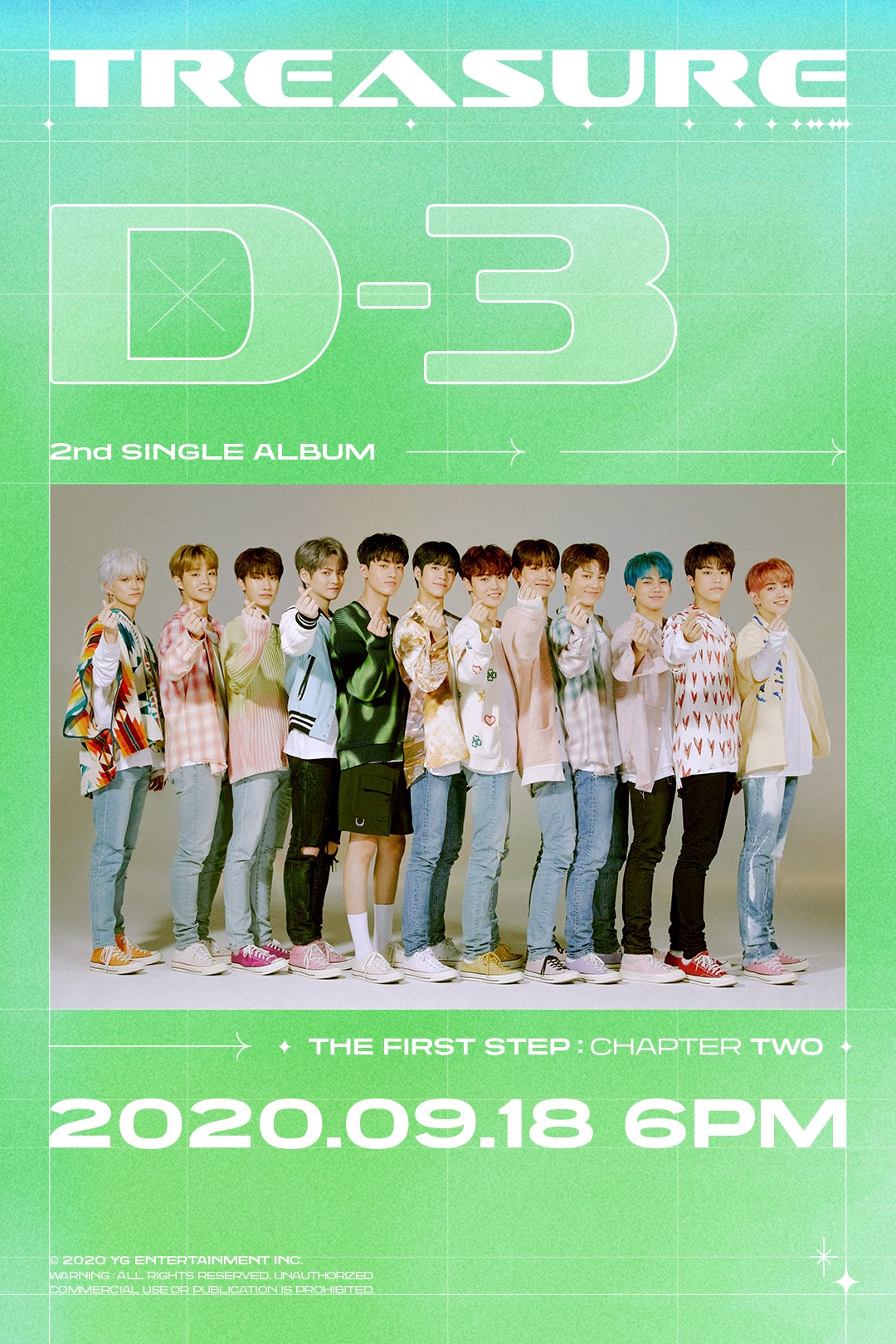 Treasure 트레저 'THE FIRST STEP : CHAPTER TWO' D-3 POSTER 2nd