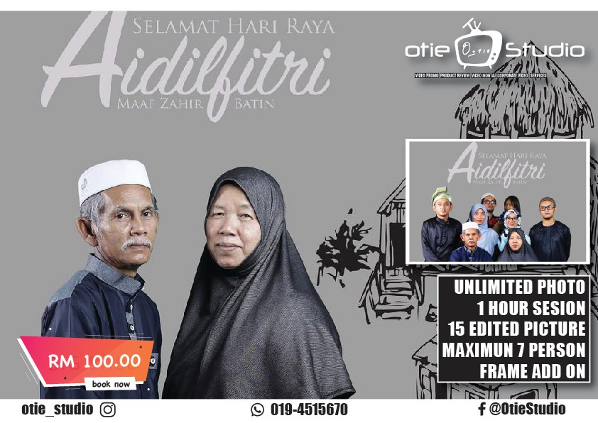 Otie - Photoshoot Raya 2021 *Konsep Studio Raya* *Studio Raya* Tema ...