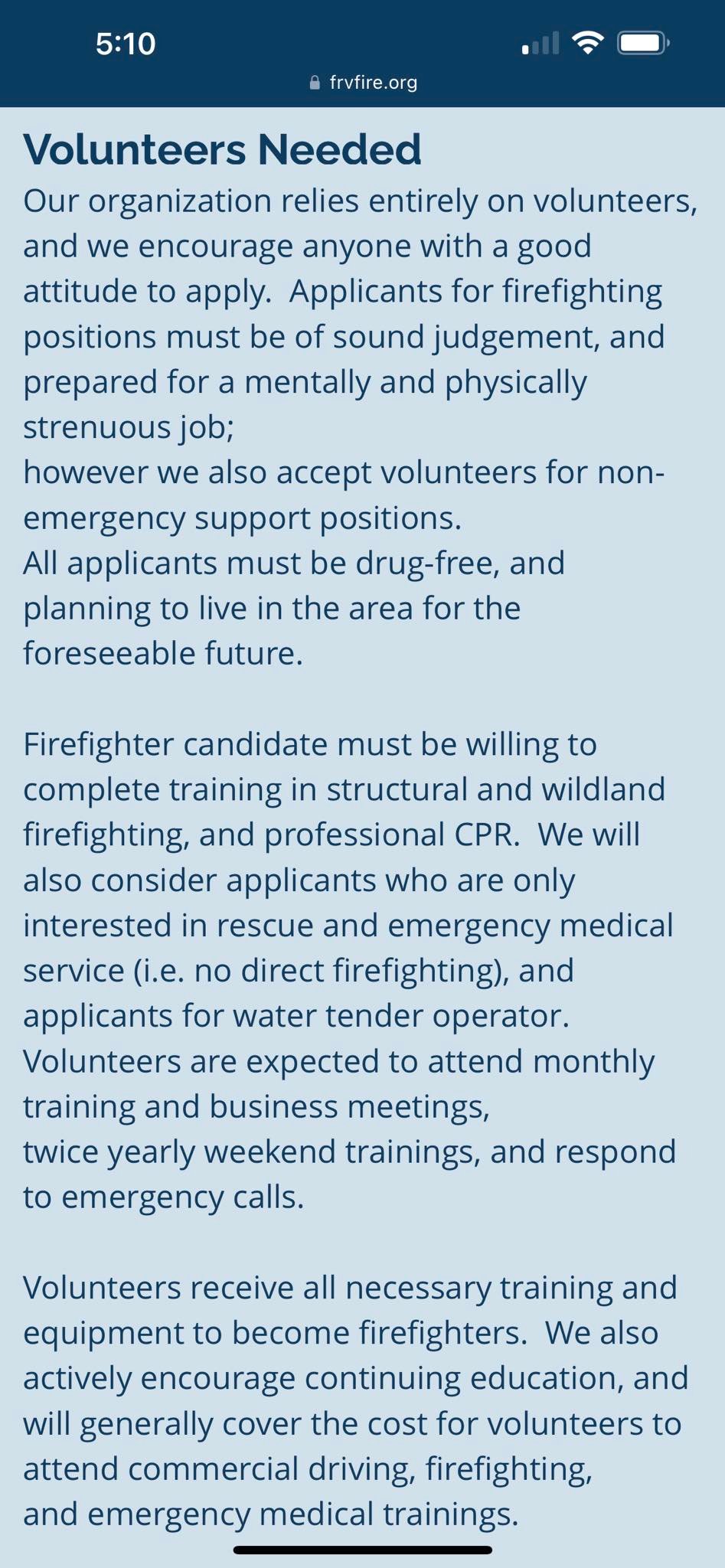 Fall River Valley Volunteer Fire Department | McArthur CA