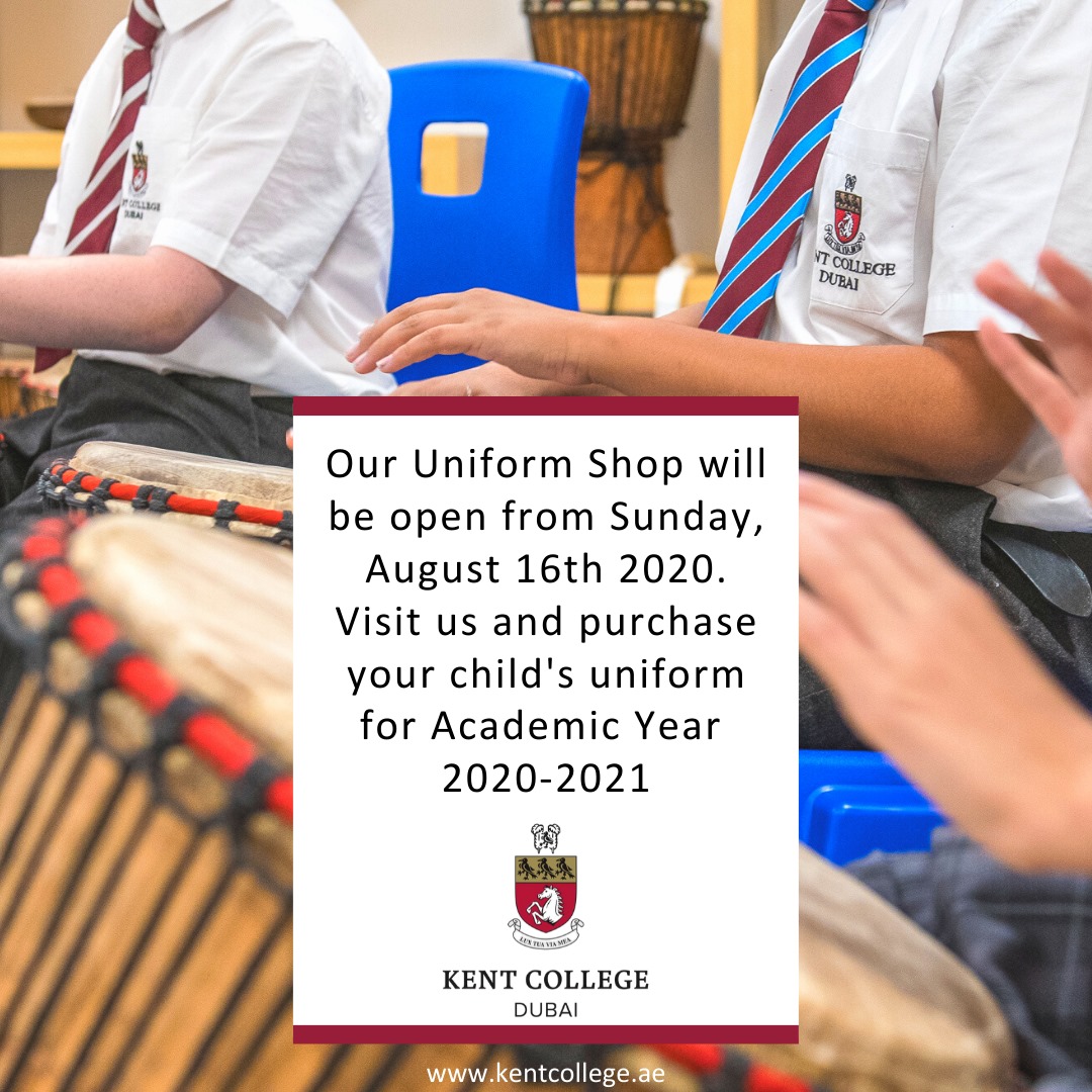 Our Uniform Shop will be open from... - Kent College Dubai | Facebook