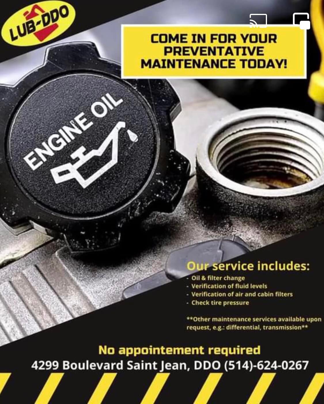 Pennzoil Changement D Huile Rapide Sans Rendezvous