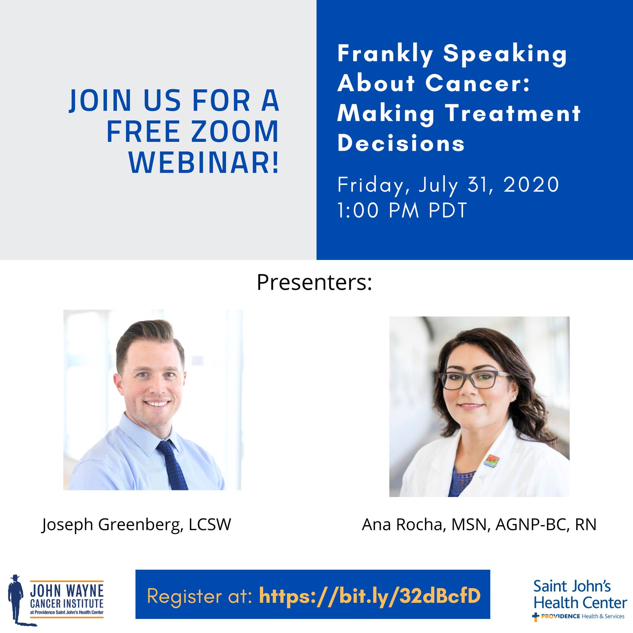 Saint John's Cancer Institute - Registration is now open for our free ...