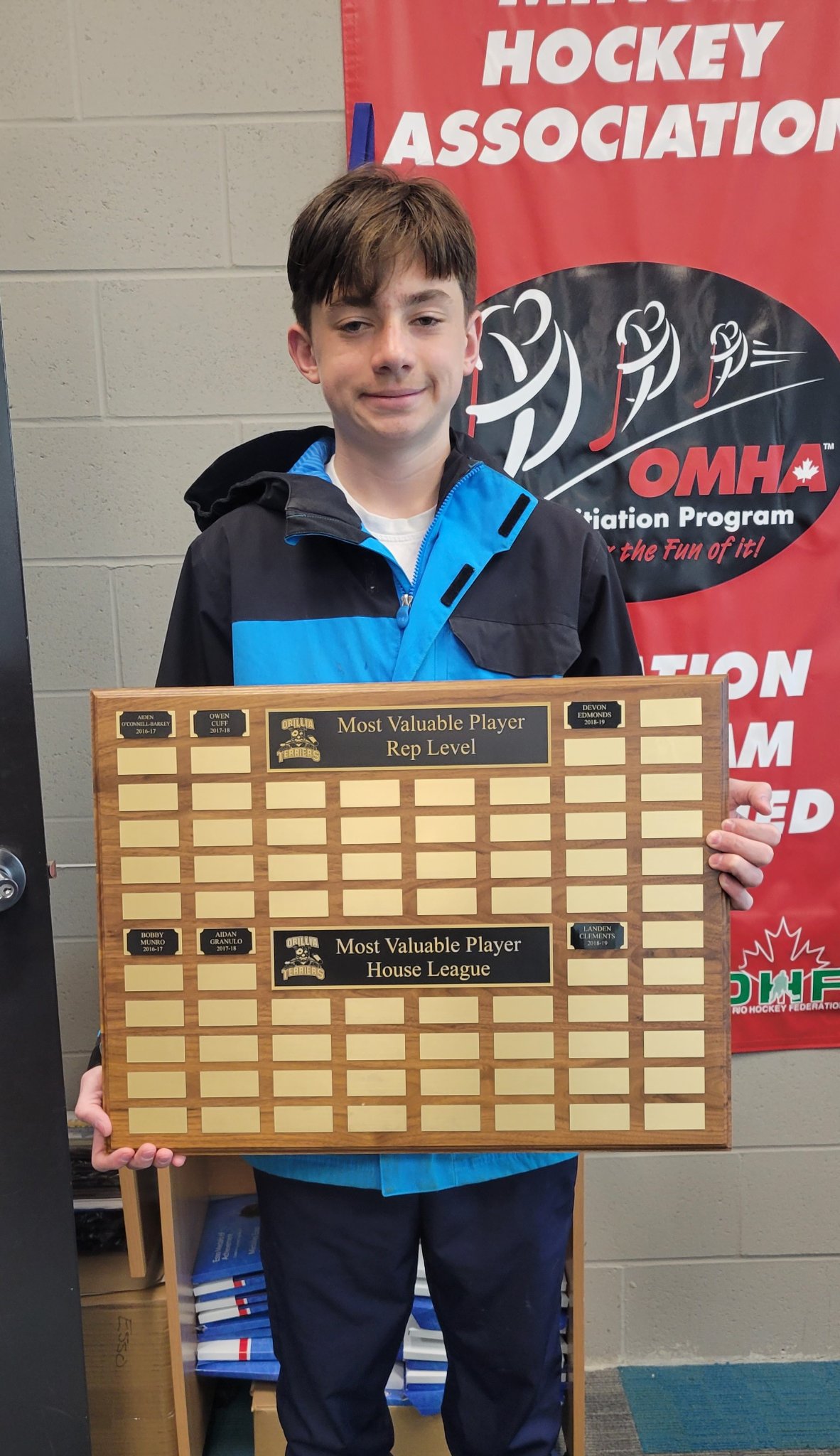 Congratulations Brody Howe on... - Orillia Minor Hockey