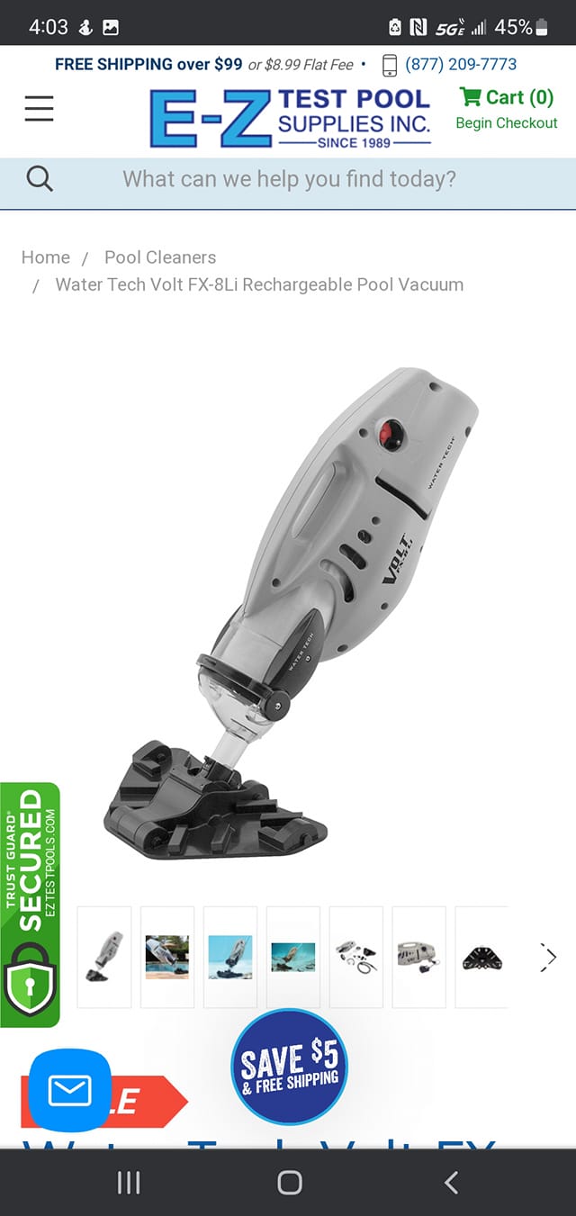 Gosvor Cordless Robotic Pool Cleaner Lasts 90 Min Automatic Pool Vacuum RENEWD