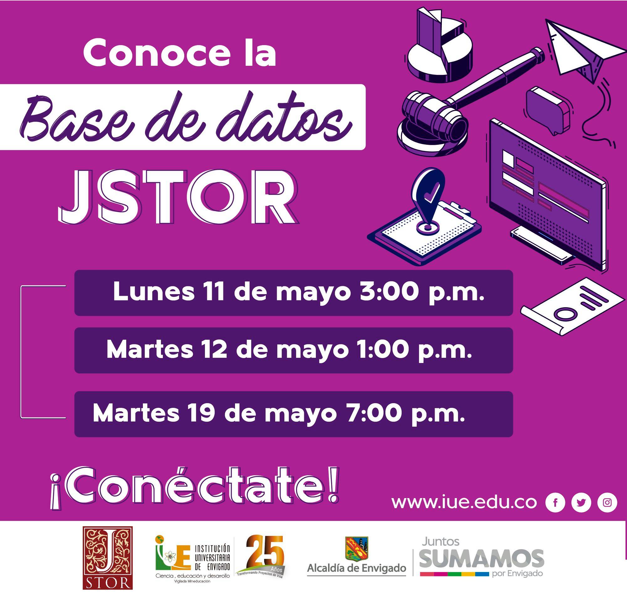 IUE - La base de datos JSTOR, contiene revistas y libros... | Facebook