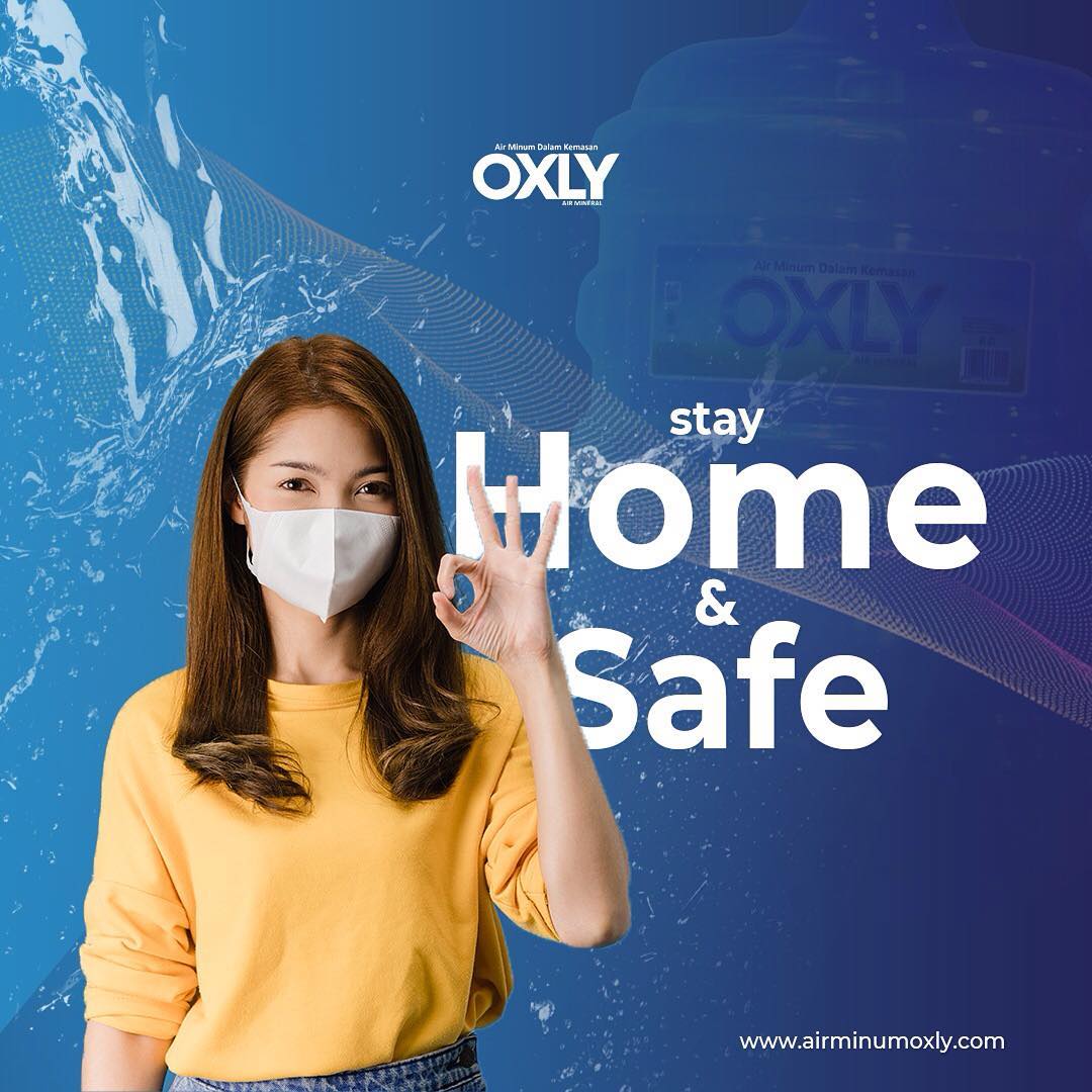 Air Minum Oxly - Stay Home, Stay Safe & Stay Healthy 🤗...