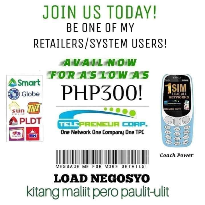 Personal Sim... - TPC ELOAD Negosyo By Coach Jhie Alcantara | Facebook