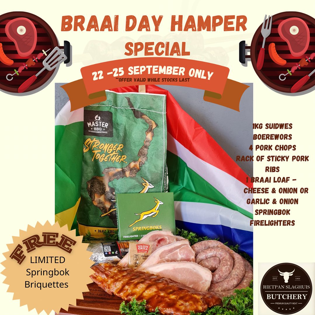 🇿🇦🇿🇦BRAAI DAY HAMPER SPECIAL🇿🇦🇿🇦... - Rietpan Slaghuis