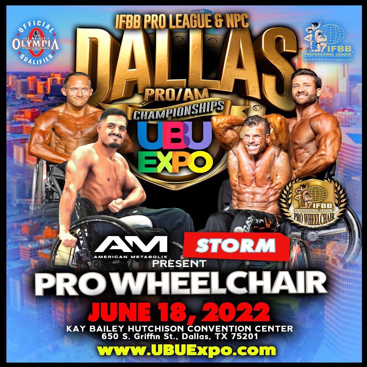 2022 IFBB Pro League Dallas... - Texas Bodybuilding Contests
