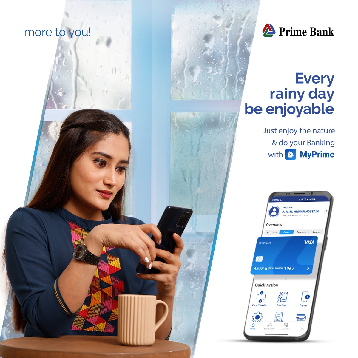 Prime Bank - In this weather just enjoy the nature and get... | Facebook