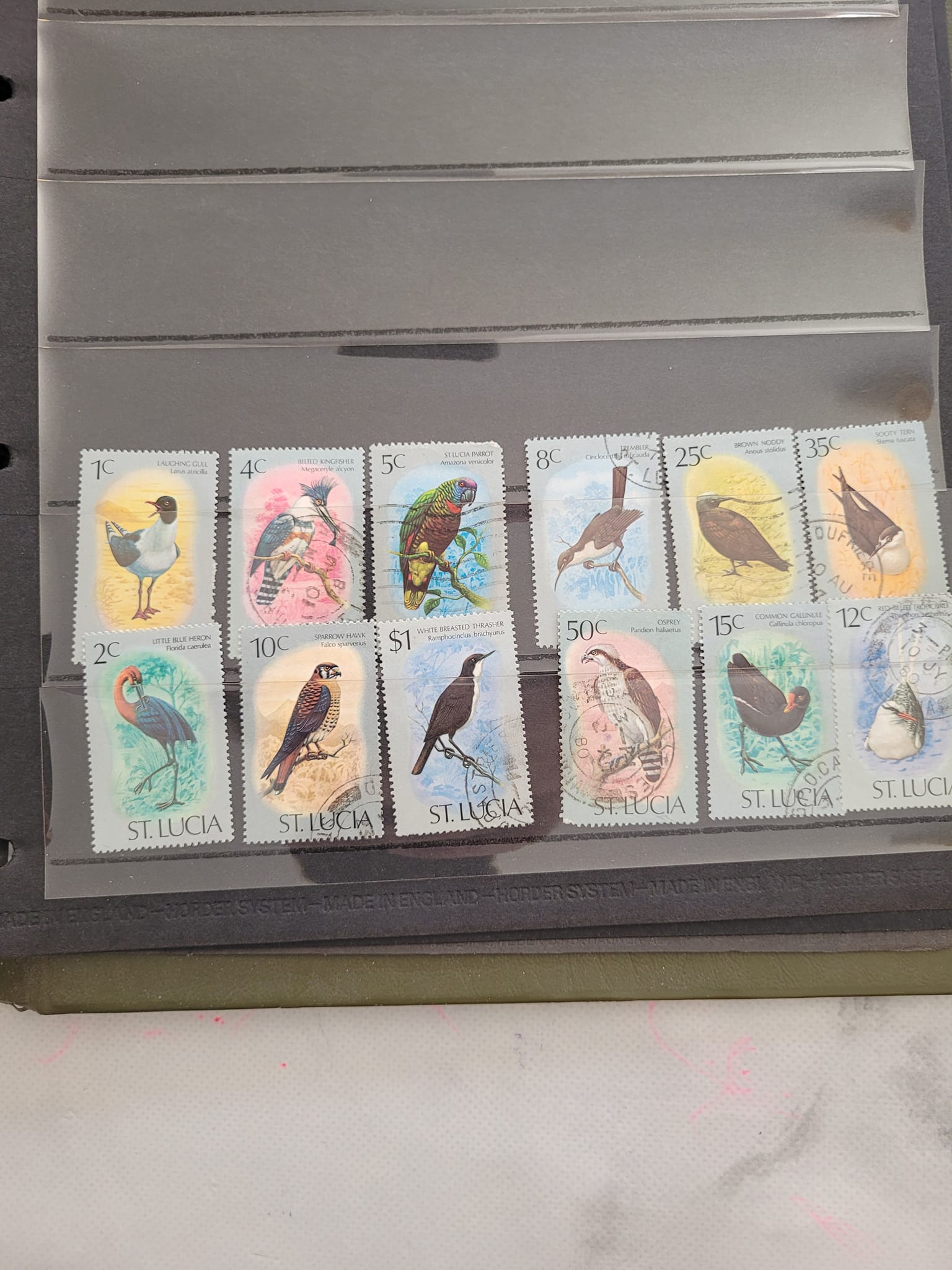 Birds of the world stamp collection for sale
