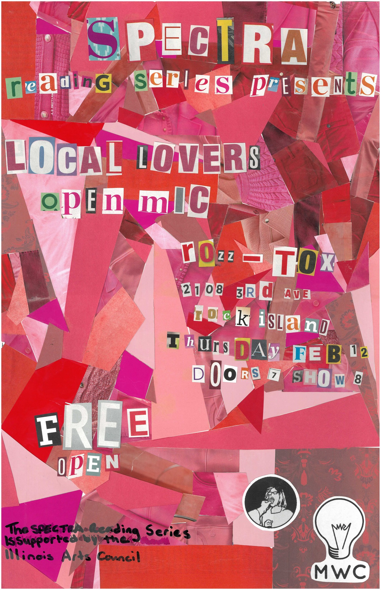 SPECTRA Reading Series: Local Lovers Open Mic