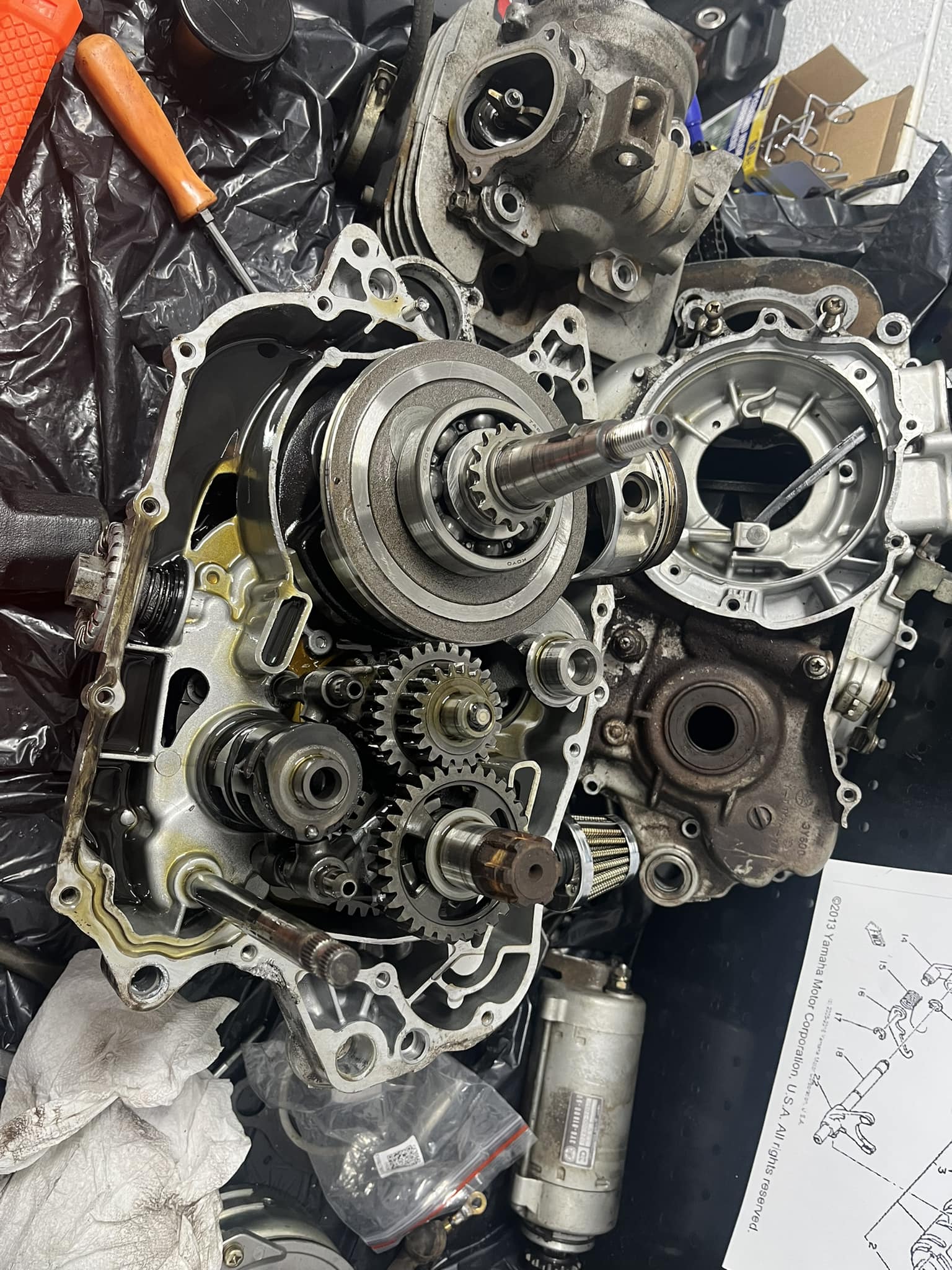 Why can't 82' SR250 select neutral from 1st or 2nd gear?