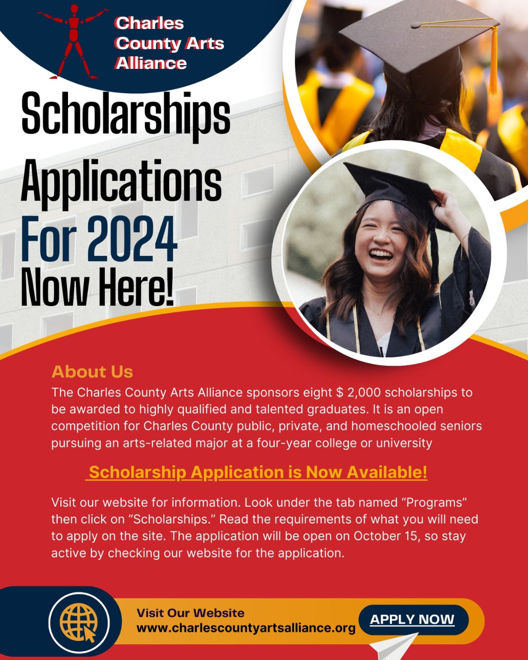 The @charlescountyartsmd is Now Accepting Applications for 2024 ...
