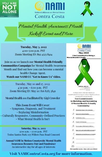Join us for Mental Health 101... - NAMI Contra Costa