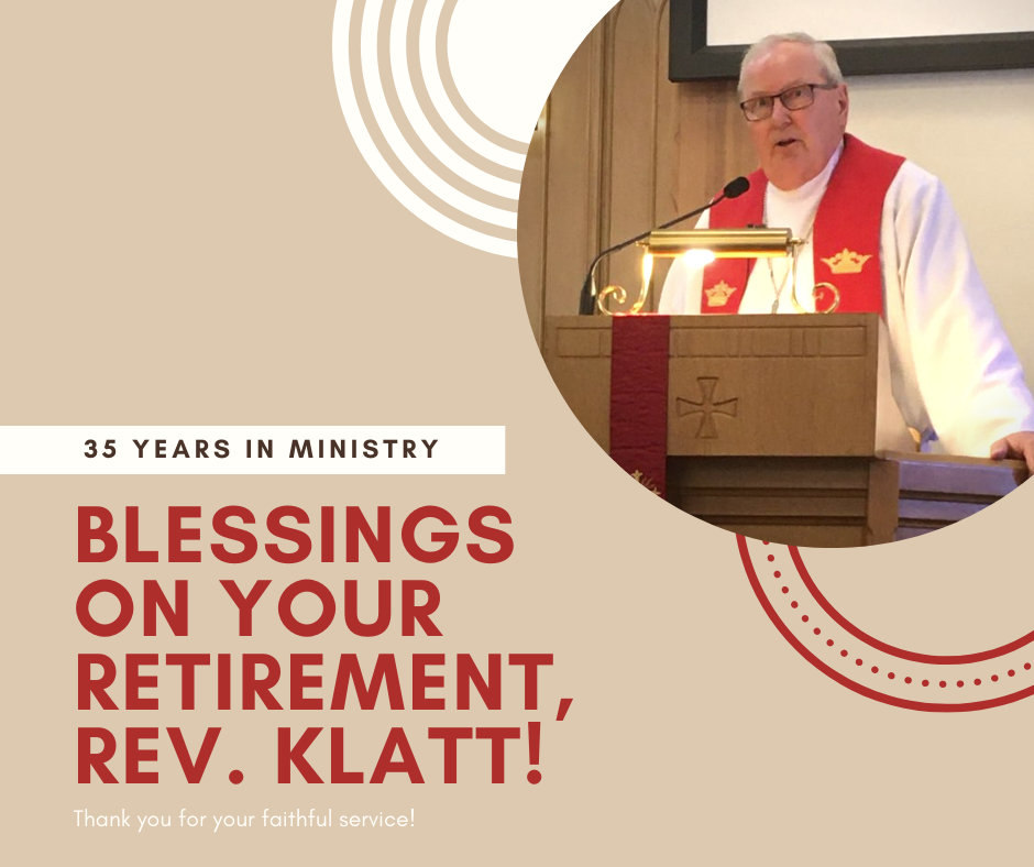 St. John Lutheran Church - Please join us in congratulating Rev. Gary ...