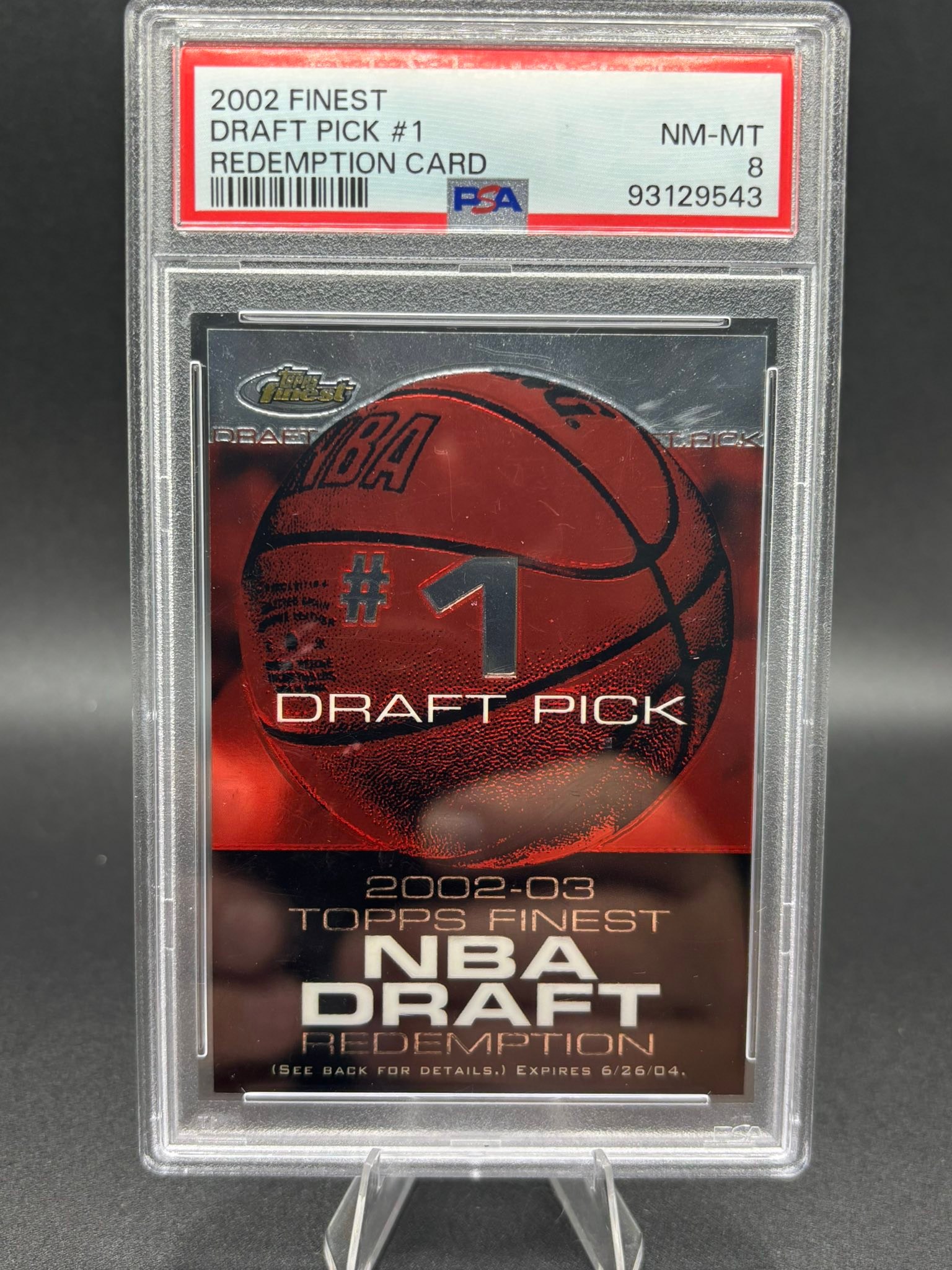 Is this a 2002-03 Topps Finest LeBron James or Yao Ming draft pick 
