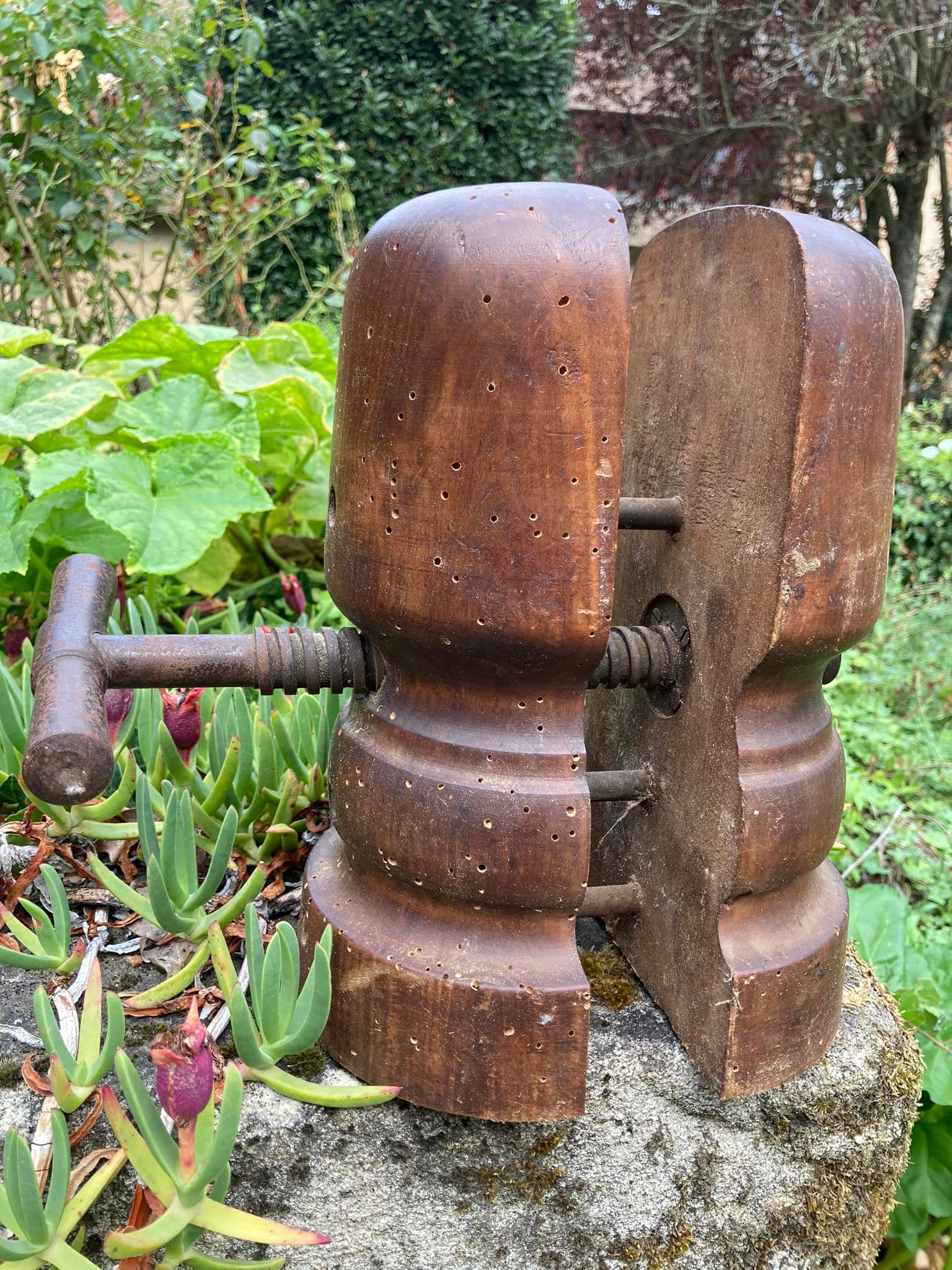 HAIBEIR Écarteur De Chapeau En Bois Réglable L - 18,5 à 25 Cm - Bois Clair Naturel Résistant