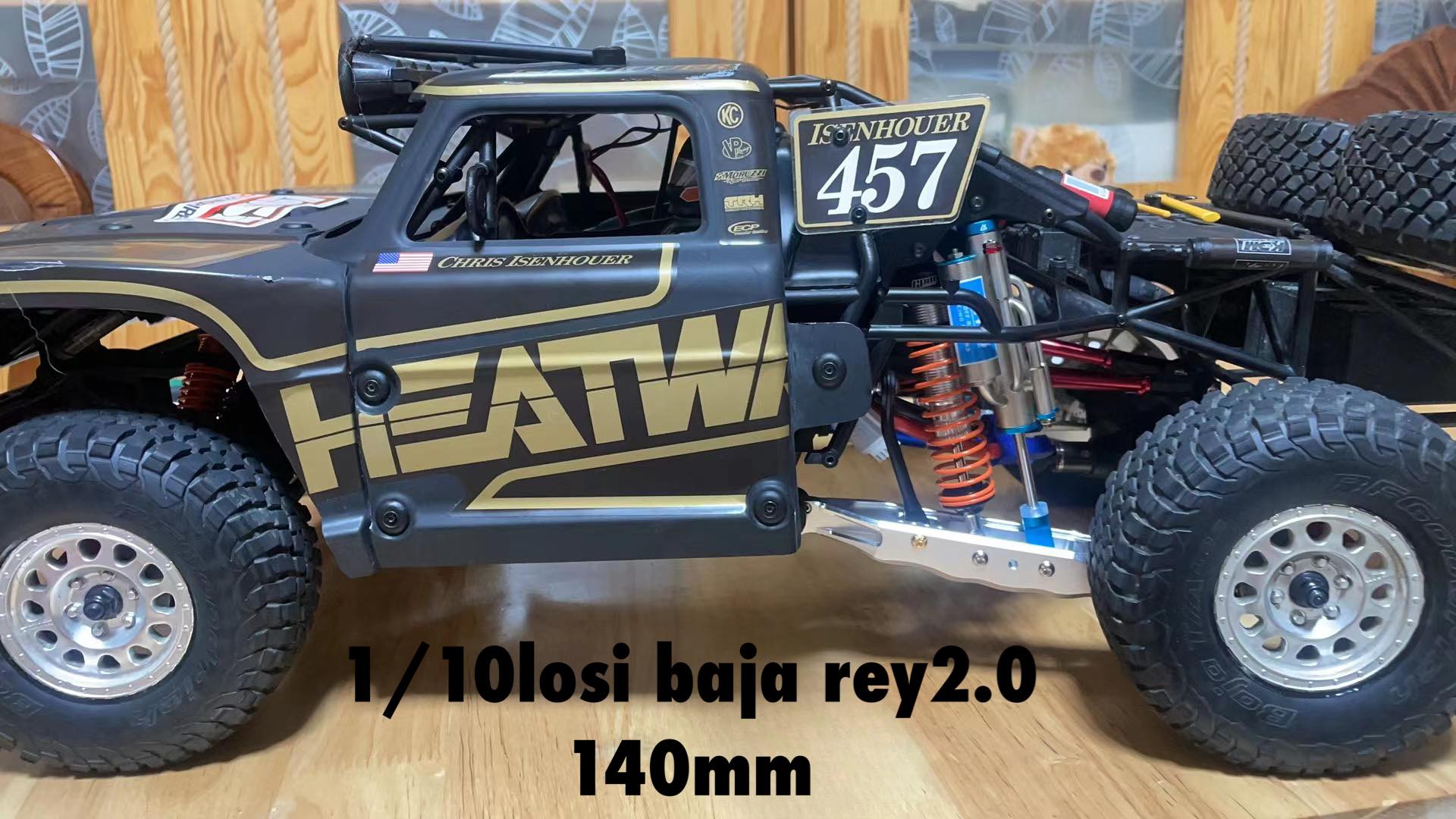 Alloggiamento differenziale in alluminio per 1-10 Losi Baja Rey, Rock Rey, Hammer Rey RC car Upgrade part  26