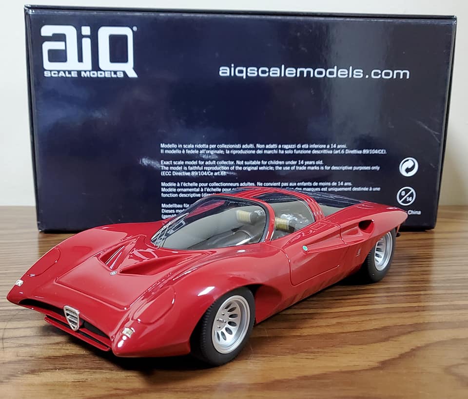 Alfa Romeo 33.2 Daytona racing 1968. Manufacturer Ricko. Scale 1/18