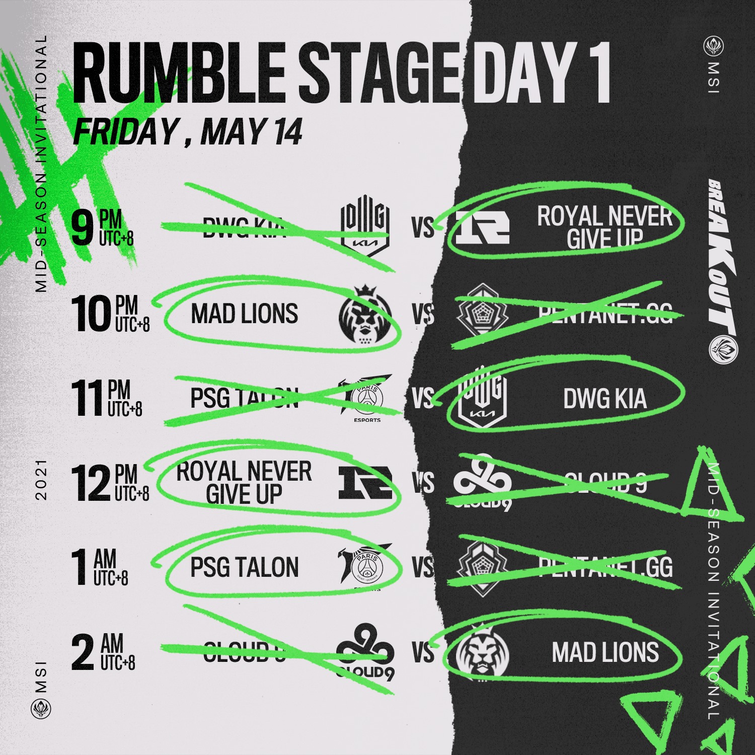 #MSI2021 RUMBLE STAGE... - LoL Pacific Championship Series