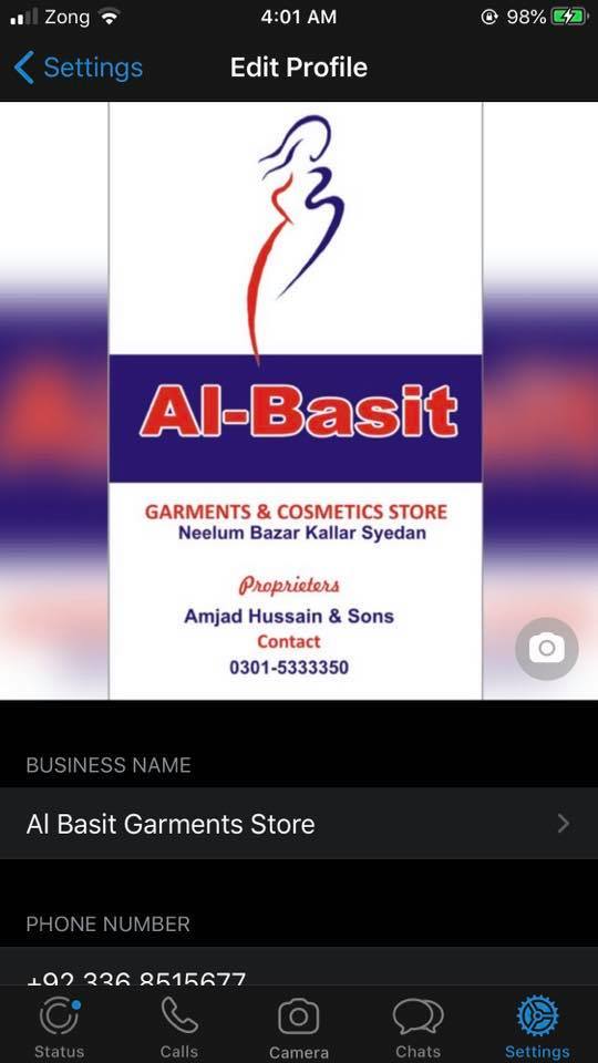 Al Basit Garments And Cosmetic Store Main Bazar Kaller Syedan