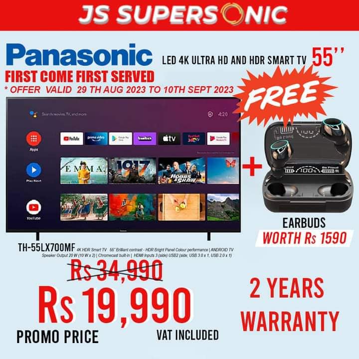 JS Supersonic - ⚡SUPER PROMO on SAMSUNG, PANASONIC,...