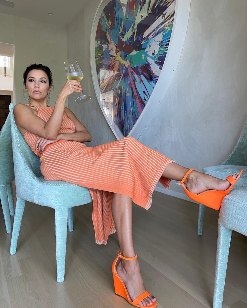 Bottines à Talons Aiguilles Eva Longoria - Cuir Noir - Taille 37 - Occasion Très Bon état