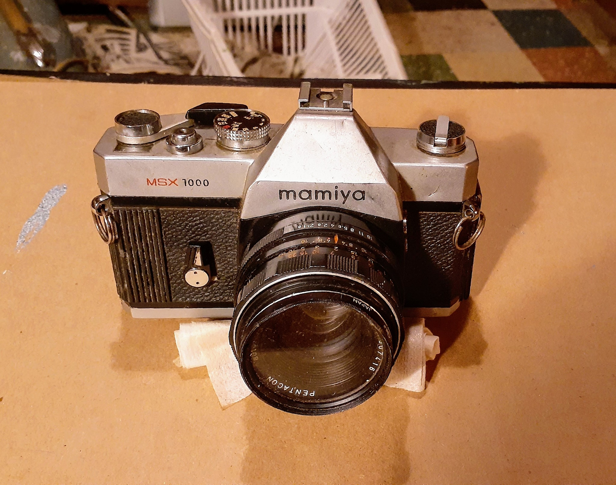 Vintage Mamiya NC1000 Camera with Mamiya Sekor CS 50mm f1.4 Lens