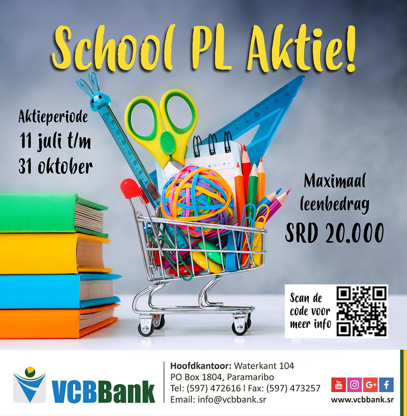 Surinaamse Volkscredietbank - 📚🎒 | Je bent nooit te vroeg met ...