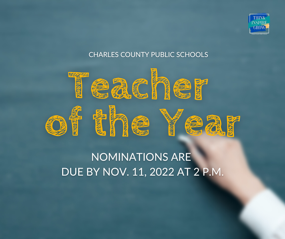 Charles - Charles County Public Schools (CCPS) is accepting nominations ...