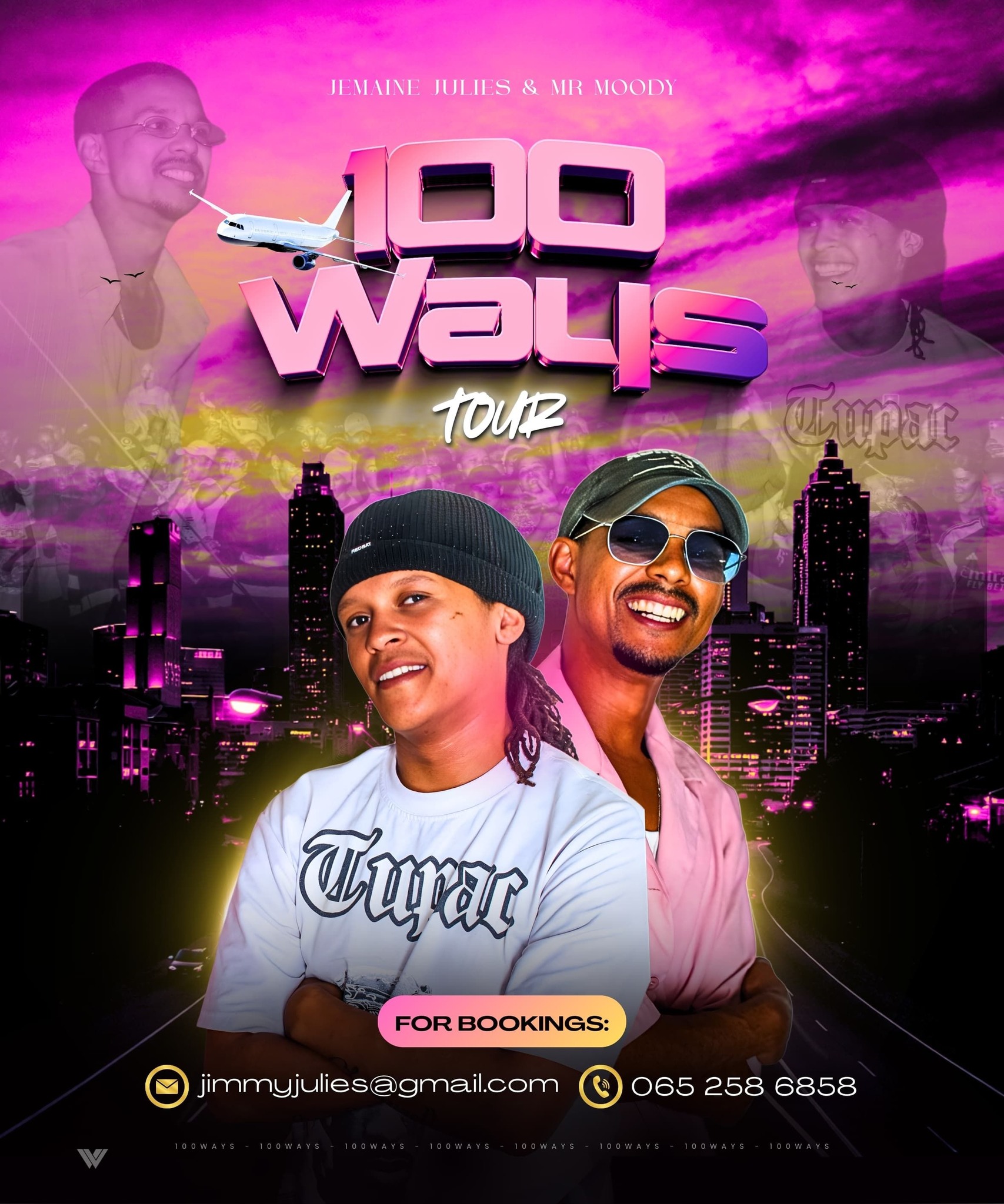 100 ways tour performance schedule