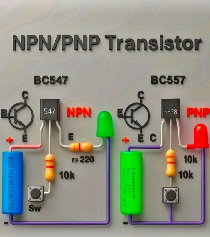 ELECTRICAL Engineer USA CoMMuNiTy | Differences between NPN and PNP ...