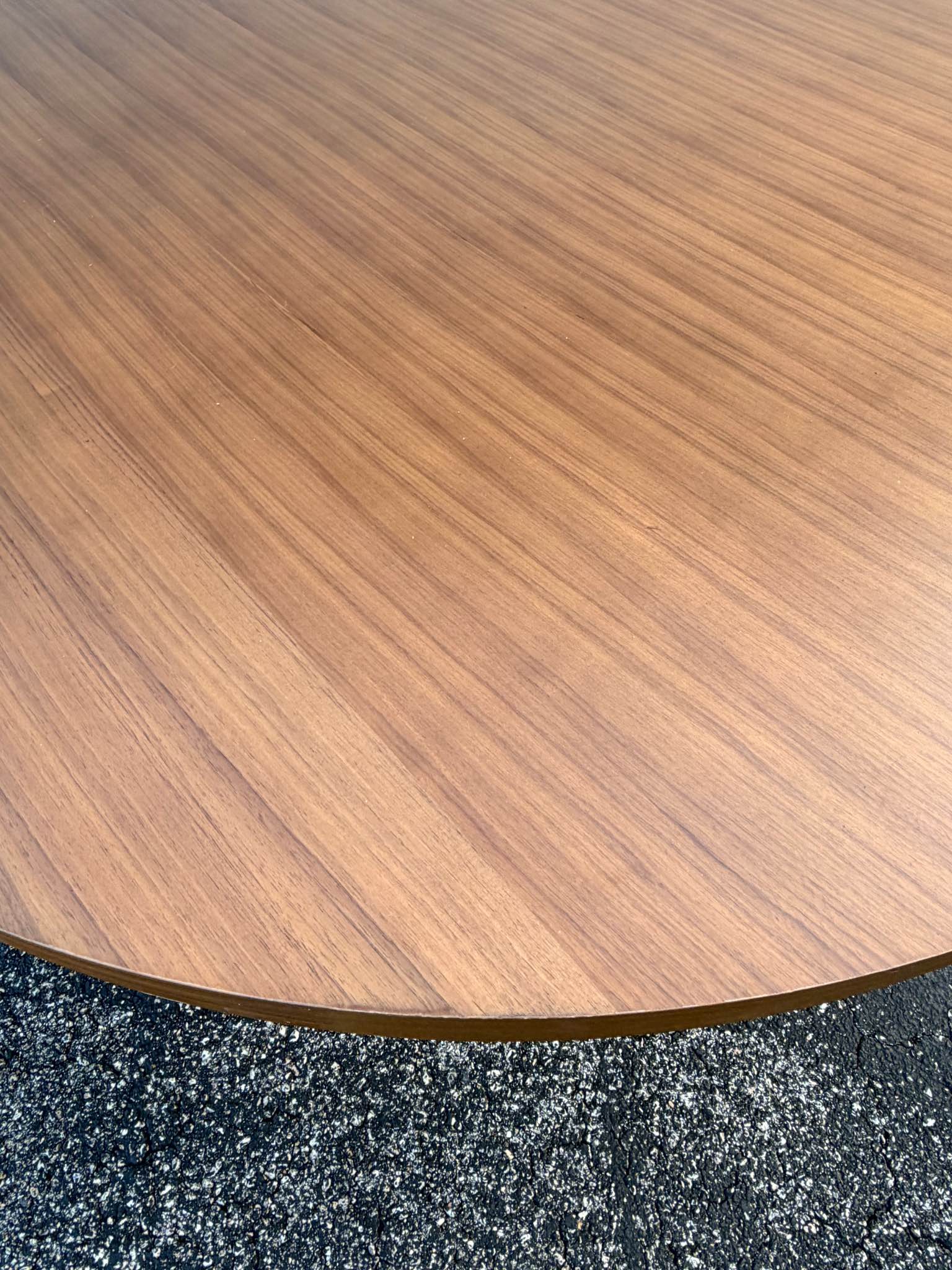 Title Modani 63” Round Modern Dining Table – Seats 6 – Designer ...