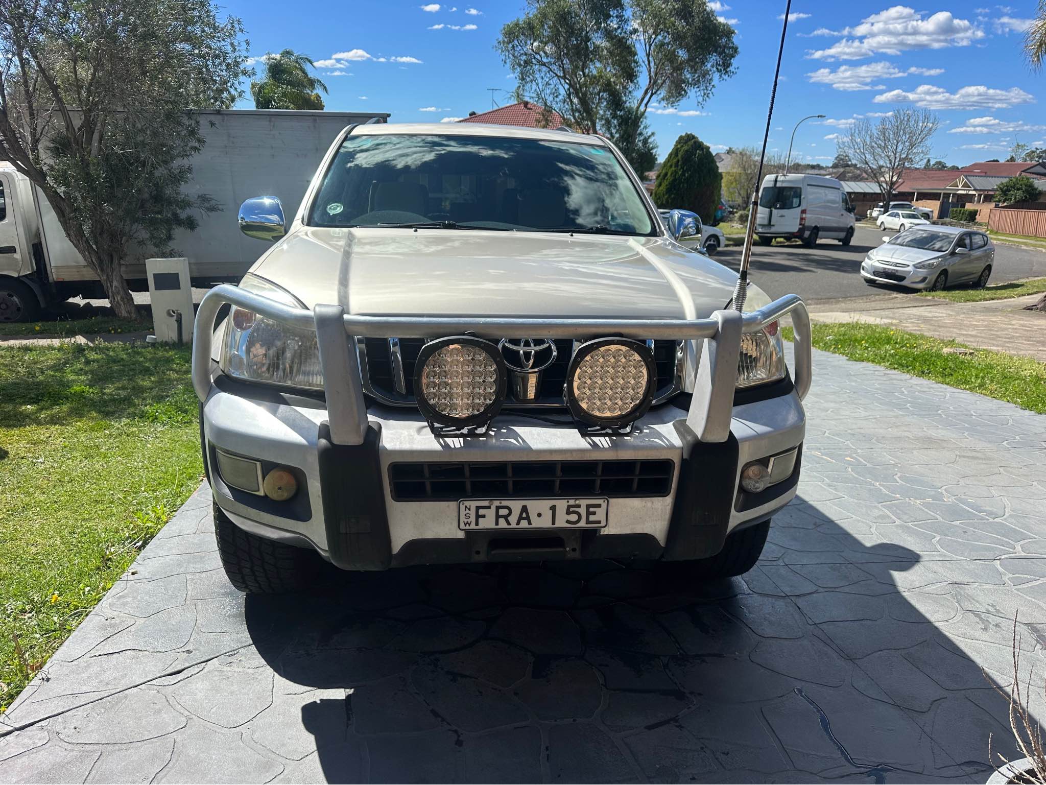 2008 GOLD TOYOTA LANDCRUISER 120 SER 순통하 ඒා 산강한 اا
